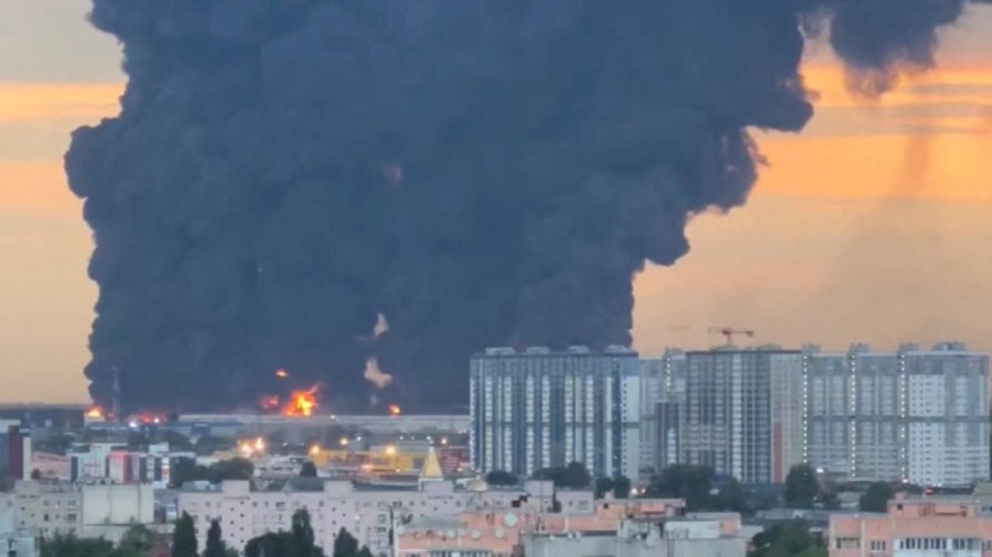 Ukrainian Drone Strikes Hit Russian Retailer Logistics Centers