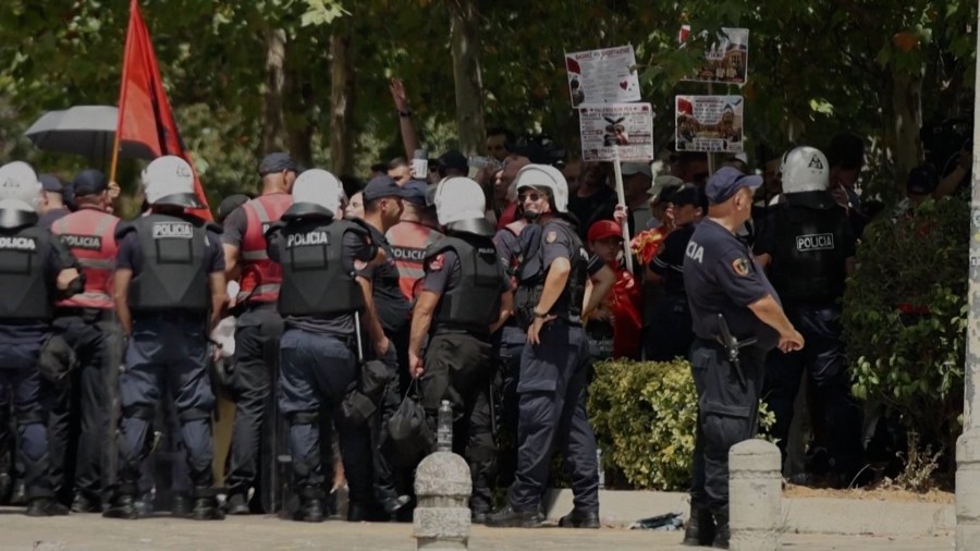 Albanian Protesters Target Lawmakers Over Resort Controversy