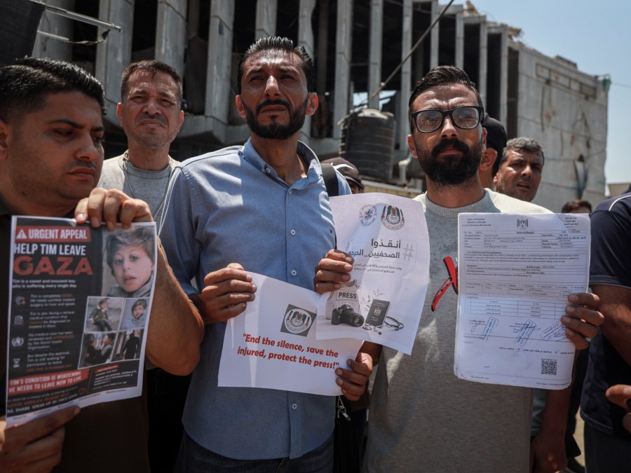 Grim Struggle: Injured Journalists Trapped in Gaza Await Medical Evacuation
