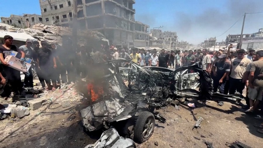 Israeli Airstrike Targets Hamas Member, Injures Civilians