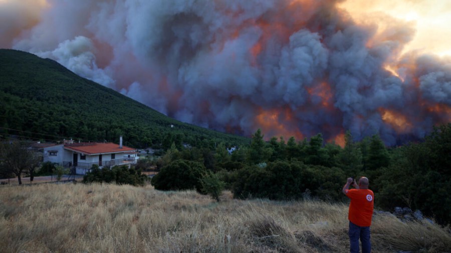 Greece Battles Escalating Wildfire Crisis Amid Evacuations